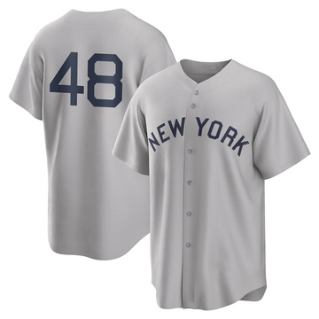 Replica Anthony Rizzo Men's New York Yankees Gray 2021 Field of Dreams Jersey