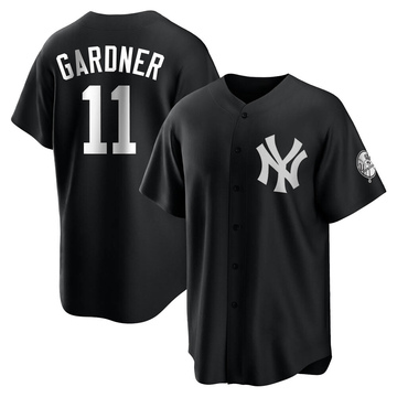 Number 11 Brett Gardner New York Yankees White 3D Baseball Jersey Fan Made  S-5XL
