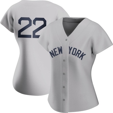 Replica Harrison Bader Women's New York Yankees Gray 2021 Field of Dreams Jersey
