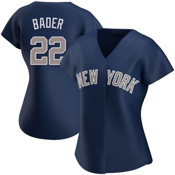 Replica Harrison Bader Women's New York Yankees Navy Alternate Jersey