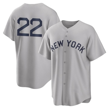 Replica Harrison Bader Youth New York Yankees Gray 2021 Field of Dreams Jersey