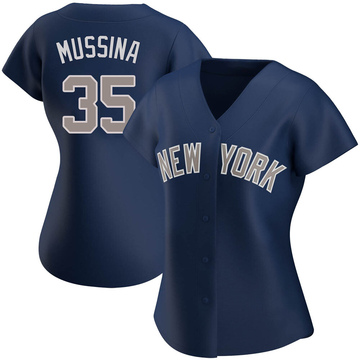 Replica Mike Mussina Women's New York Yankees Navy Alternate Jersey